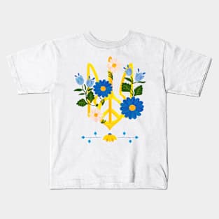 Make Peace Not War Pray For Ukraine. Visit my store:Atom139 Kids T-Shirt